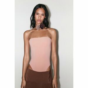Zara Stretch Bandeau Bodysuit